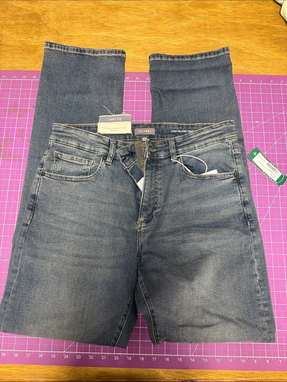 Men's Blue Denim Jeans - Classic Straight Fit stitch fix